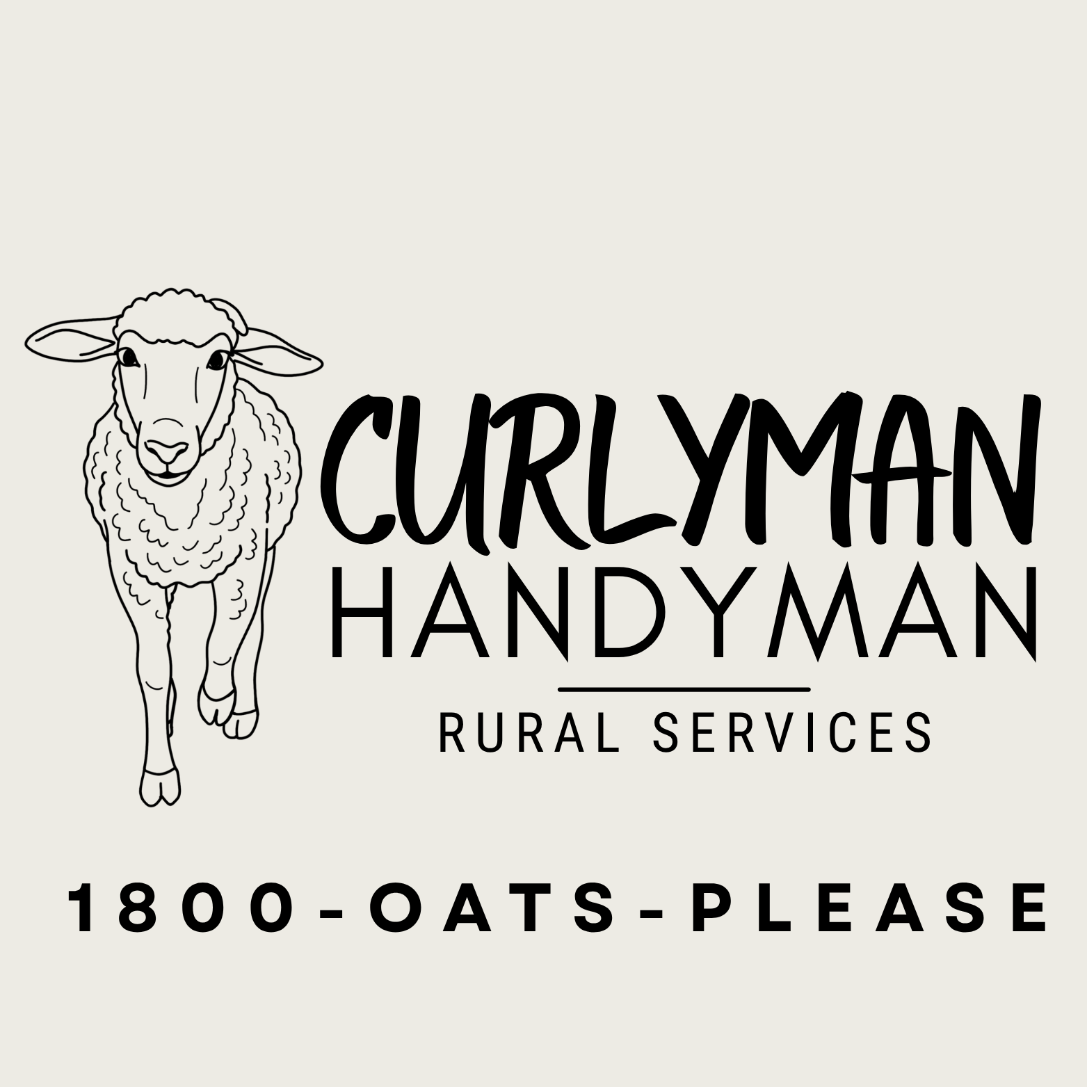 Curlyman Handyman Pressed Magnet
